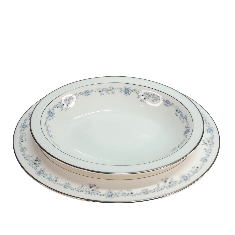 Royal Doulton Angelique Serving Platter & Bowl English Fine Bone China H 4997